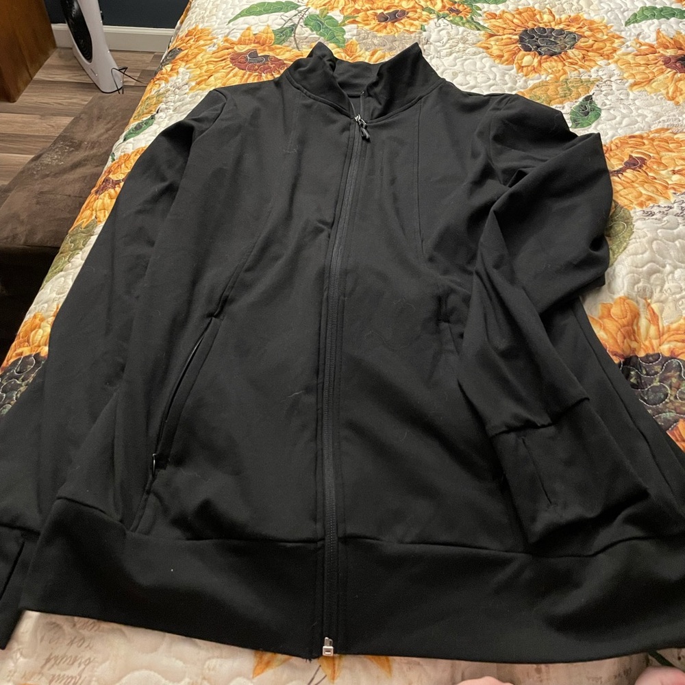 Lightweight jockey zip up